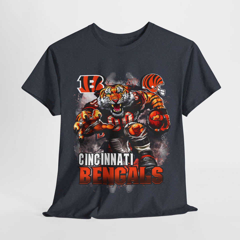 NFL Mascot Cincinnati Unisex Heavy Cotton Tee