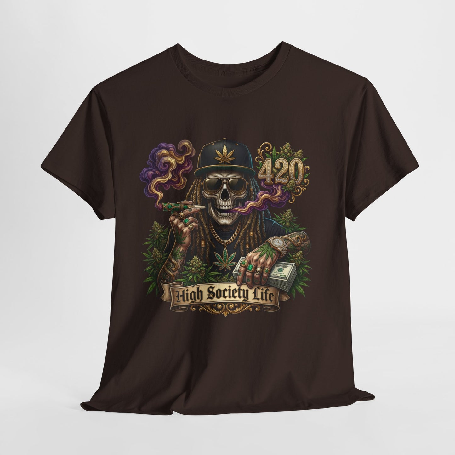 420 High Society High #1 Unisex Heavy Cotton Tee