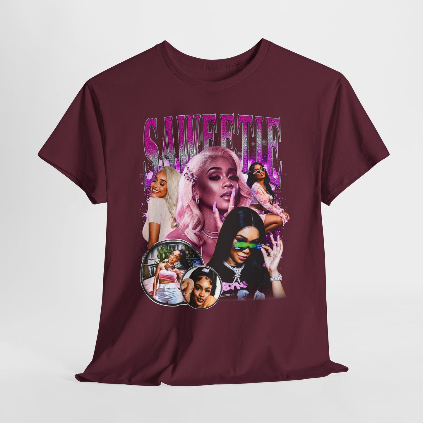 Saweetie 1 Hip-Hop Unisex Heavy Cotton Tee - 312tshirts 2