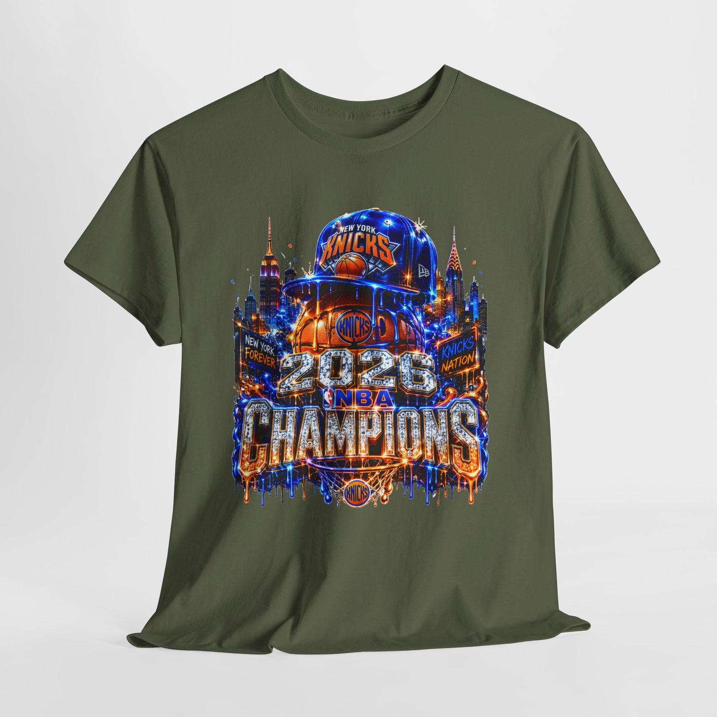2026 NY Champions Basketball #1 Unisex Heavy Tee
