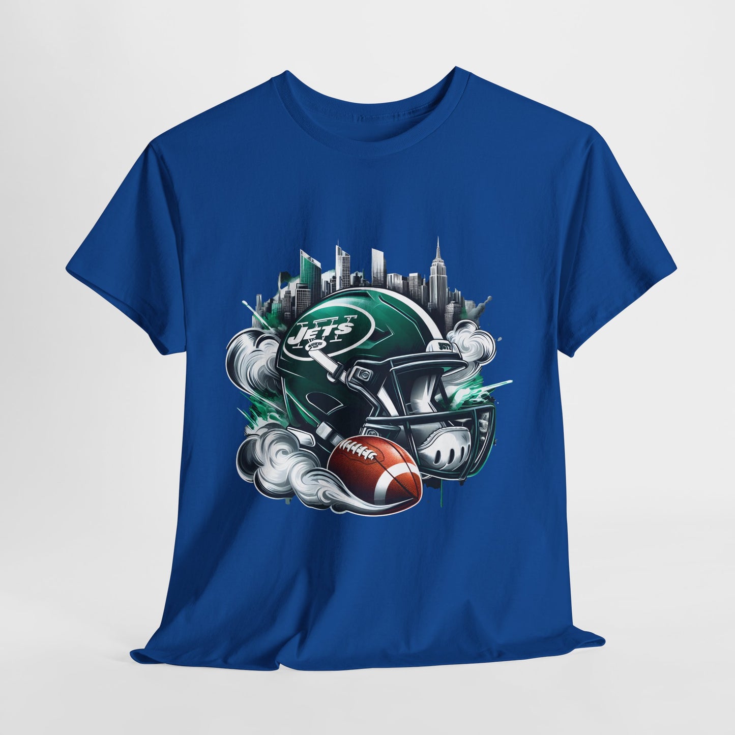 Sports NY Jets Football Helmet #1 Unisex Heavy Cotton Tee
