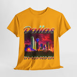 Dallas area code Unisex Heavy Cotton Tee