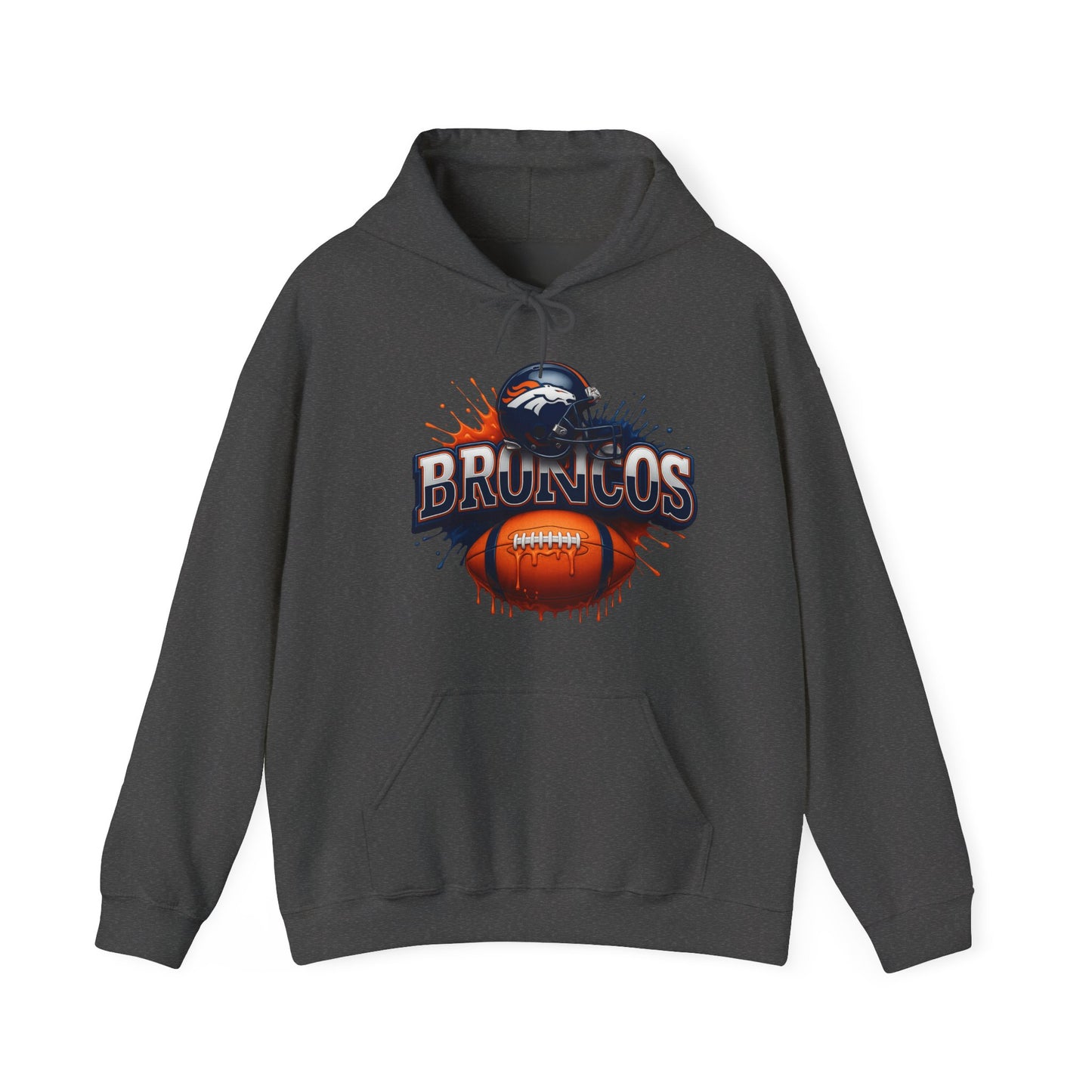 Sports Broncos Football Logo #2 Unisex Heavy Sweatshirt Hoodie